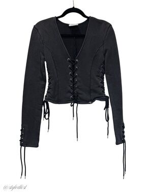 Hidden Cult Wynn Corset Top Black M